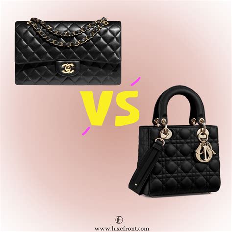 lady dior vs chanel classic|christian Dior and coco Chanel.